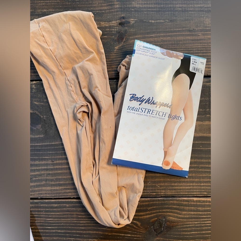Body Wrappers Tights C31 convertible foot 
Soft supplex Lycra Size M-L